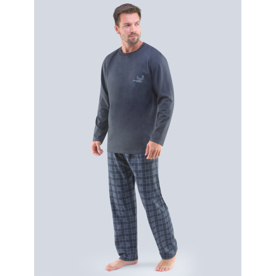 Pijama bărbați Gino gri închis (79103)