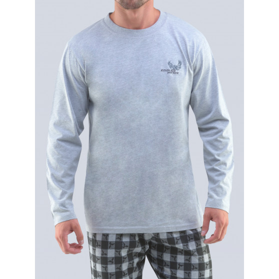 Pijamale pentru bărbați Gino gri (79103)