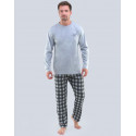 Pijamale pentru bărbați Gino gri (79103)