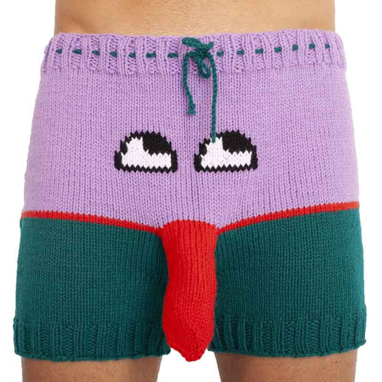 Pantaloni scurți tricotați manual Infantia (PLET61)
