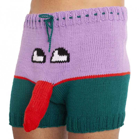 Boxeri largi tricotați manual Infantia (PLET61)