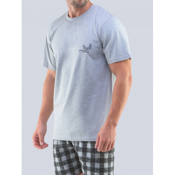 Pijamale pentru bărbați Gino gri (79098)