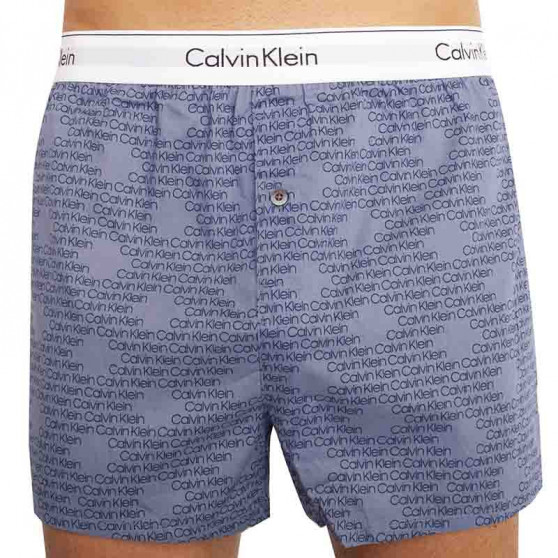 2PACK Boxeri largi bărbați Calvin Klein multicolori (NB1396A-9KQ)