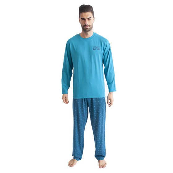 Pijamale pentru bărbați Gino turcoaz (79089)