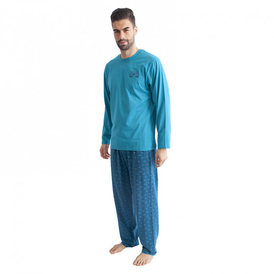 Pijamale pentru bărbați Gino turcoaz (79089)