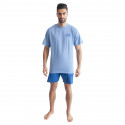 Pijamale pentru bărbați Gino albastru deschis (79094)