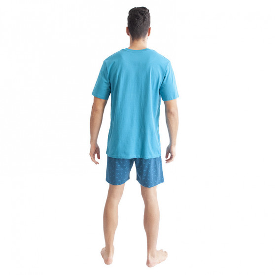 Pijamale pentru bărbați Gino turcoaz (79094)