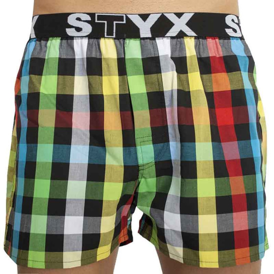 Chiloți bărbați Styx elastic sport multicolor (B828)