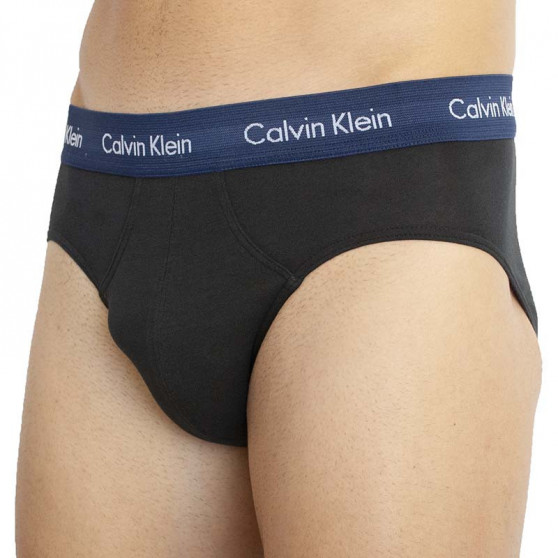 3PACK slipuri bărbați Calvin Klein negre (U2661G-9HC)