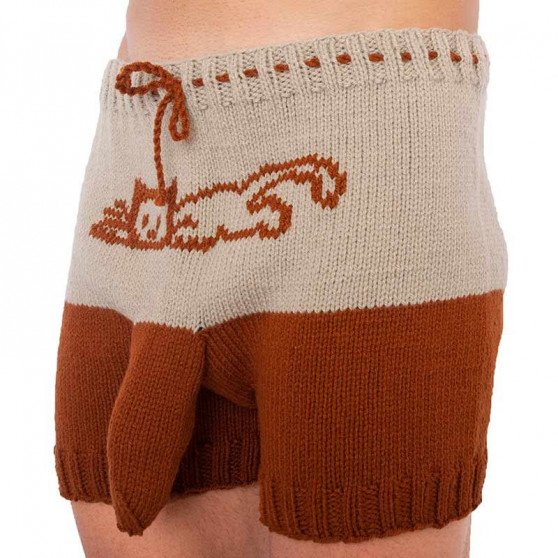 Boxeri largi tricotați manual Infantia (PLET156)