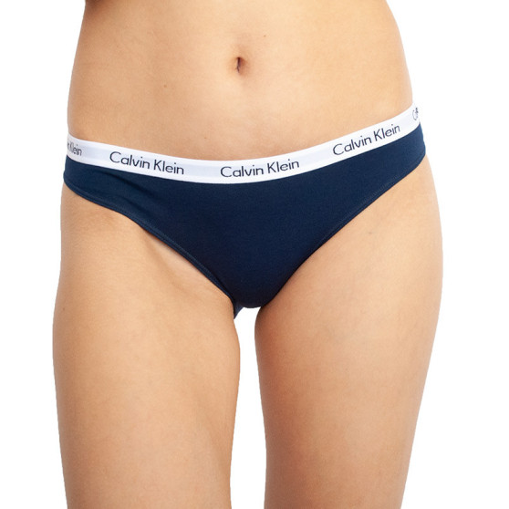 Chiloți damă Calvin Klein albastru închis (D1618A-0PP)