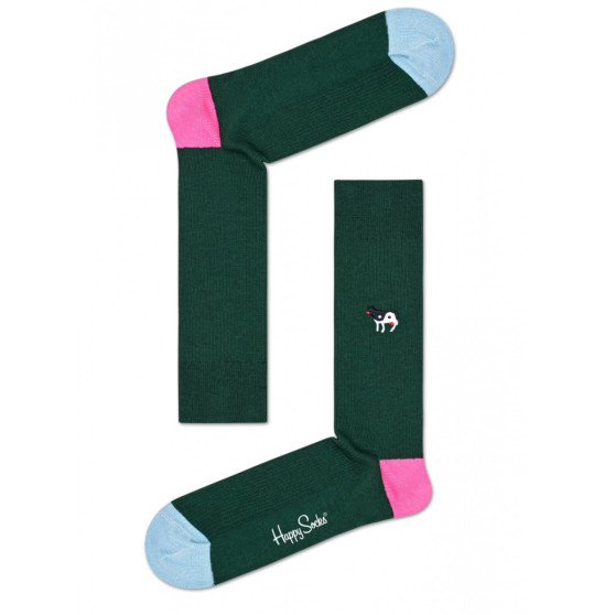 Șosete Happy Socks Ribb Broderie Yin Yang Vaca Yin Yang (REYYC01-7500)
