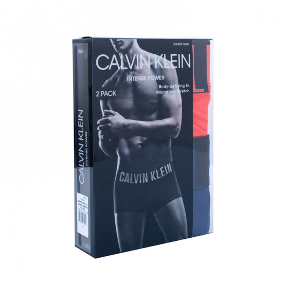 2PACK boxeri bărbați Calvin Klein multicolori (NB2599A-9C4)
