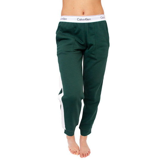 Pantaloni de trening pentru femei Calvin Klein verde (QS6148E-CP2)