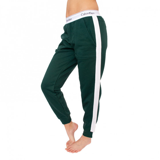 Pantaloni de trening pentru femei Calvin Klein verde (QS6148E-CP2)