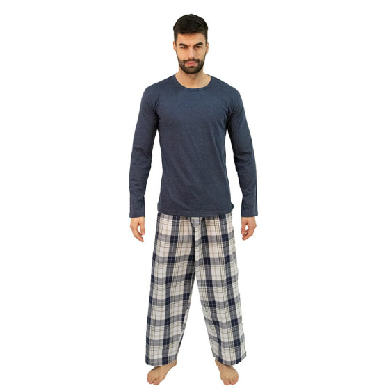 Pijama bărbați Molvy albastră (KT-047)