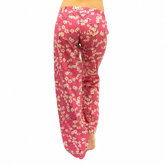 Pantaloni damă pentru dormit Molvy roz (KT-006)