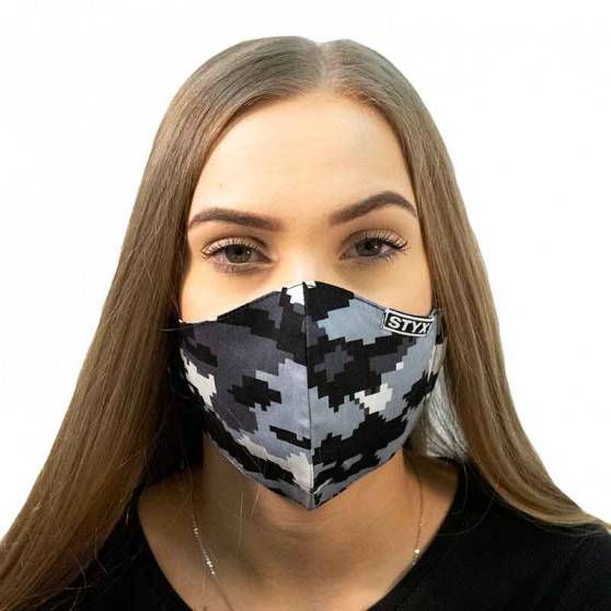 4PACK mască protecție damă  bumbac Styx
