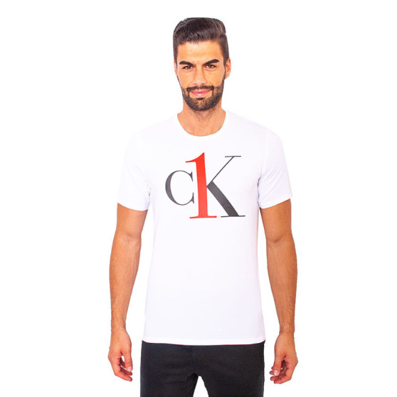 Tricou pentru bărbați CK ONE alb (NM1903E-7UM)