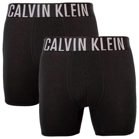 2PACK boxeri bărbați Calvin Klein negri (NB2603A-UB1)
