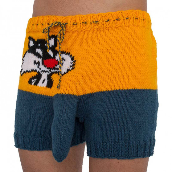 Boxeri largi tricotați manual Infantia (PLET228)