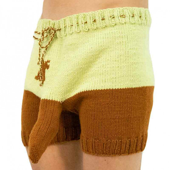 Boxeri largi tricotați manual Infantia (PLET58)