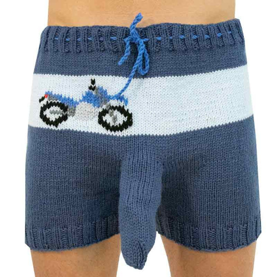 Boxeri largi tricotați manual Infantia (PLET56)