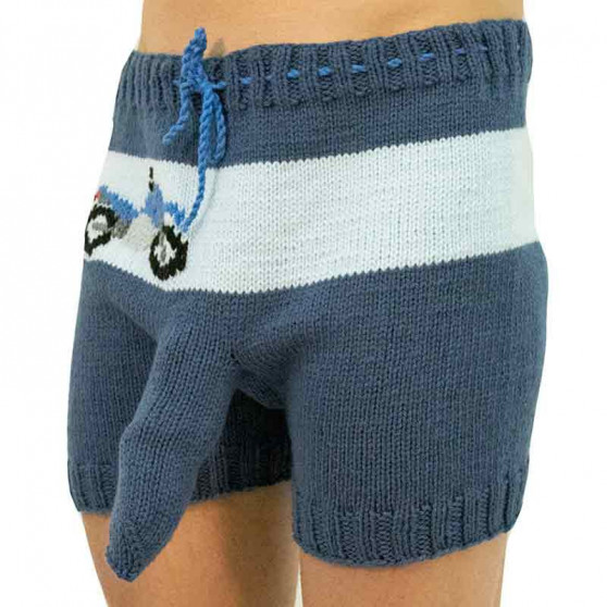 Boxeri largi tricotați manual Infantia (PLET56)