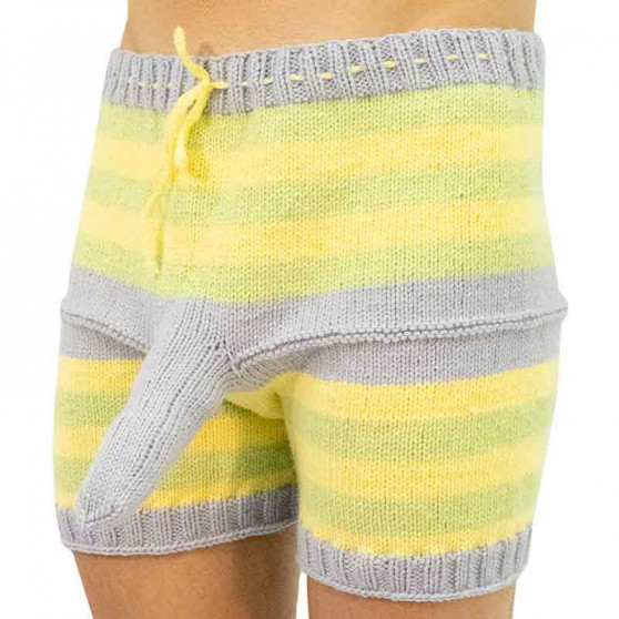 Boxeri largi tricotați manual Infantia (PLET54)
