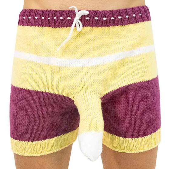 Boxeri largi tricotați manual Infantia (PLET68)
