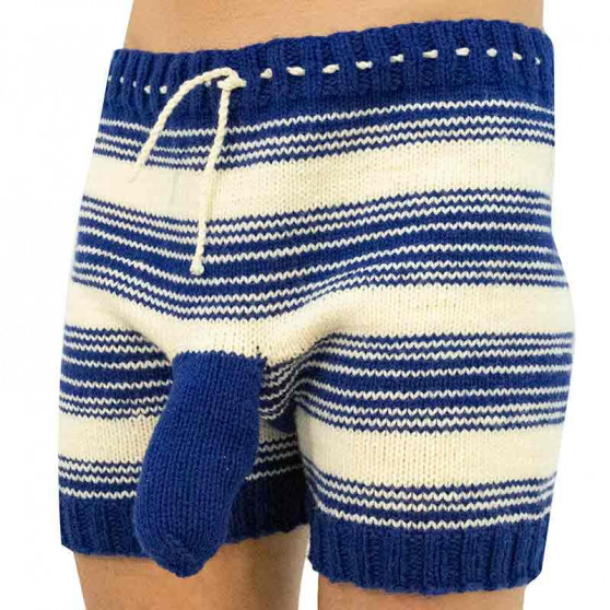 Boxeri largi tricotați manual Infantia (PLET62)