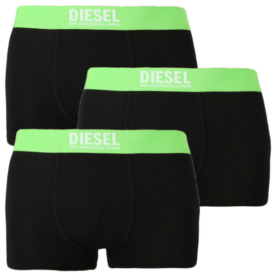 3PACK boxeri bărbați Diesel negri (00ST3V-0DDAM-E4101)