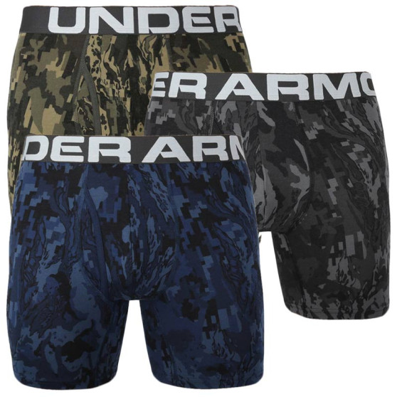 3PACK boxeri bărbați Under Armour mărimi mari multicolori (1363615 002)