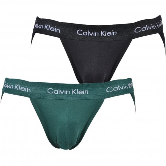 2PACK Jocks bărbați Calvin Klein multicolori (NB1354A-ME5)