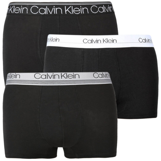 3PACK boxeri bărbați Calvin Klein negri (NB2336A-T6B)