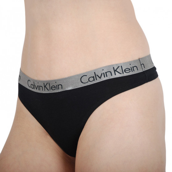 3PACK tanga damă Calvin Klein multicolor (QD3560E-M8C)