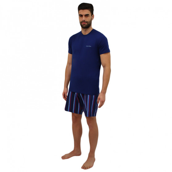 Pijama bărbați Calvin Klein albastră (NM1536E-JVU)