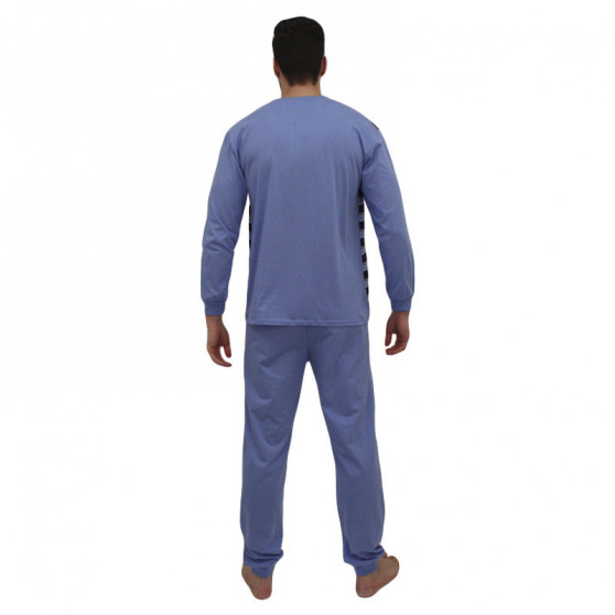 Pijama bărbați Foltýn albastră mărimi mari (FPDN8)