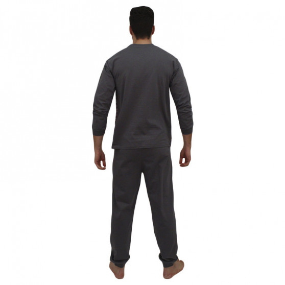 Pijama bărbați Foltýn multicoloră mărimi mari (FPDN7)