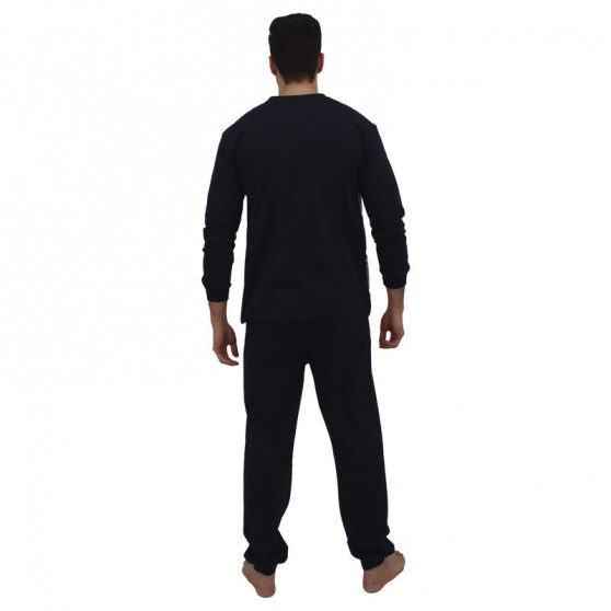 Pijama bărbați Foltýn albastră mărimi mari (FPDN6)