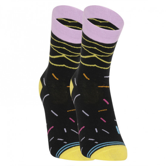 Șosete fericite Dots Socks negru (DTS-SX-470-C)