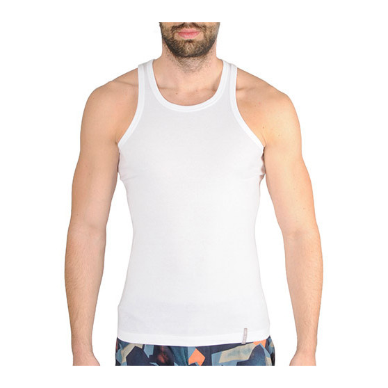 Tricou pentru bărbați Lama alb (M-4002 TT01)