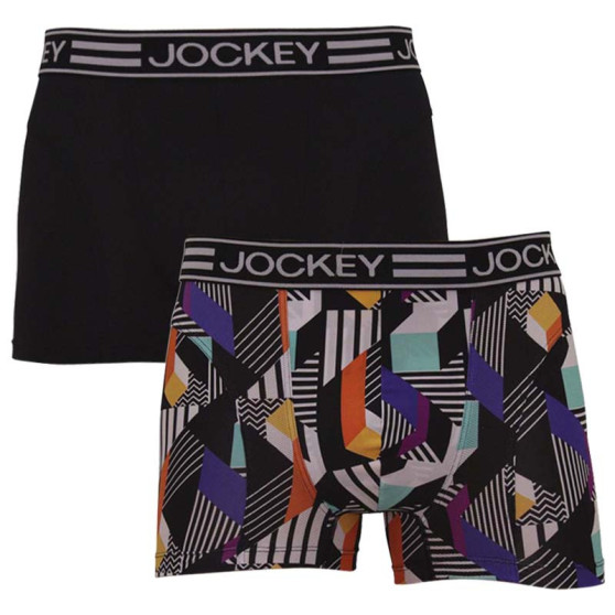 2PACK boxeri bărbați Jockey multicolori (19902928 90G)