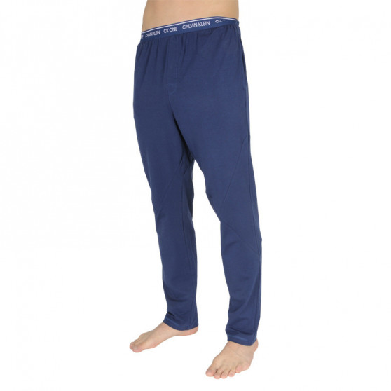 Pantaloni de dormit pentru bărbați CK ONE albastru (NM1796E-C5F)