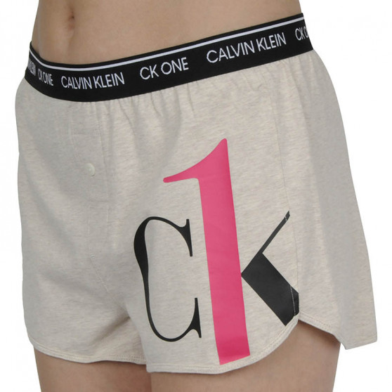 Pijama pentru femei CK ONE bej (QS6443E-GGE)