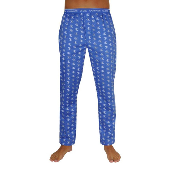 Pantaloni de dormit pentru bărbați CK ONE albastru (NM1869E-J8W)