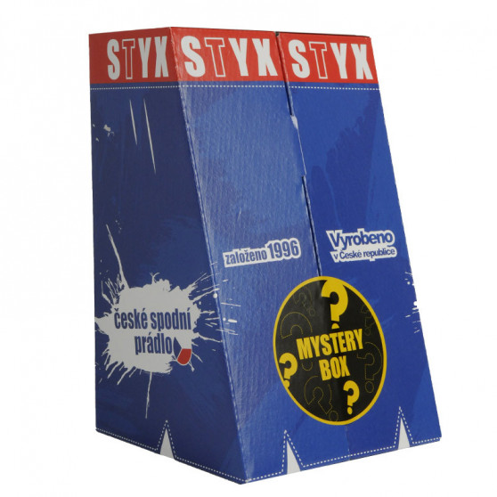 MYSTERY BOX - 3PACK boxeri largi damă  elastic sport multicolor Styx