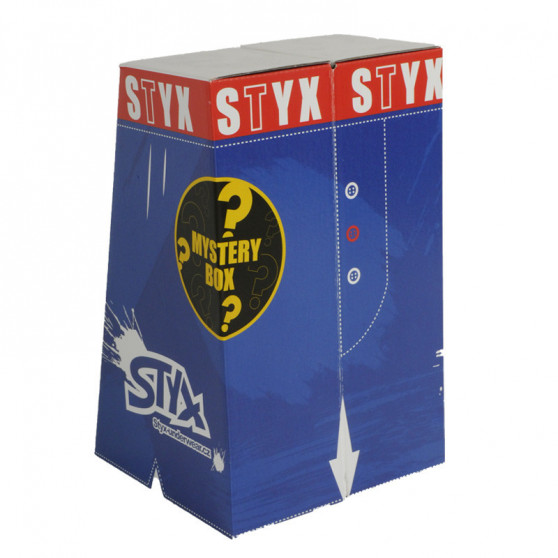 MYSTERY BOX - 3PACK Boxeri damă  elastic clasic multicolor Styx