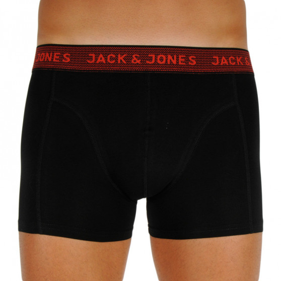 3PACK boxeri bărbați Jack and Jones negri (12127816 - asphalt)
