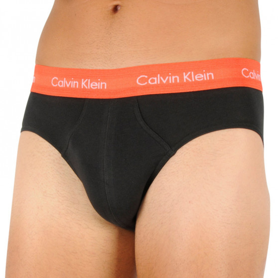3PACK slipuri bărbați Calvin Klein negre (U2661G-WHD)